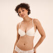 Soutien-gorge maxi push up dentelle blanc femme