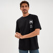 T-shirt relax manches courtes Spider-Man noir homme