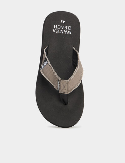 Tongs gris homme