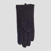 Gants en cuir noir femme