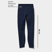 Legging de sport gainant taille haute bleu marine femme