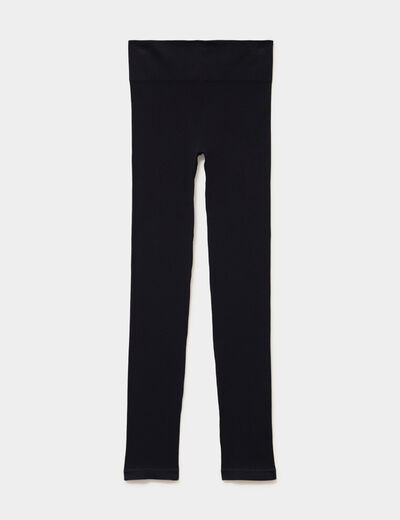 Legging de sport c&ocirc;tel&eacute; stretch noir femme
