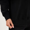 Sweat col rond manches longues noir femme