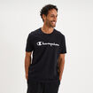 T-shirt manches courtes coton Champion noir homme