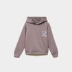 Sweat hoodie &agrave; capuche Stitch marron fille