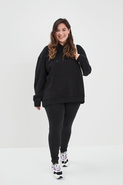 Legging noir femme grande taille