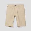 Bermuda droit stretch 5 poches coton sable homme
