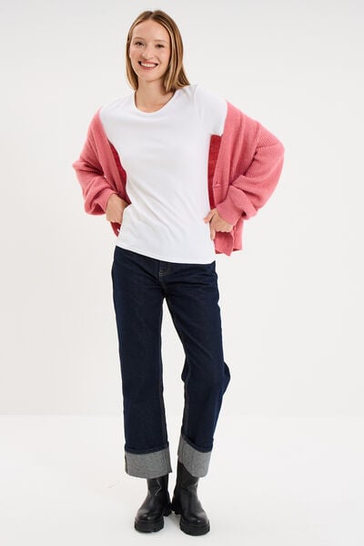 T-shirt thermique Damart x Trappeur blanc femme
