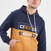 Sweat à capuche manches longues Creeks jaune moutarde homme