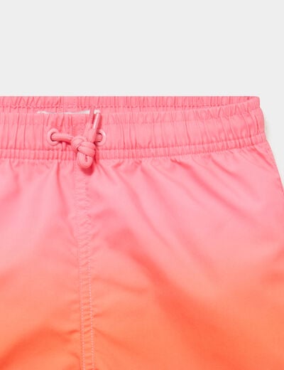 Short de bain orange gar&ccedil;on