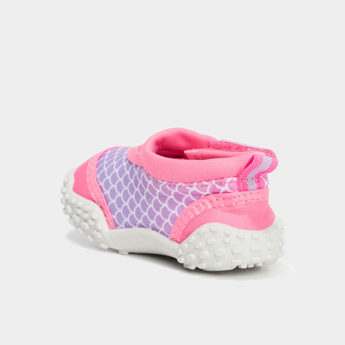 Chaussures de plage à scratchs rose bébé fille