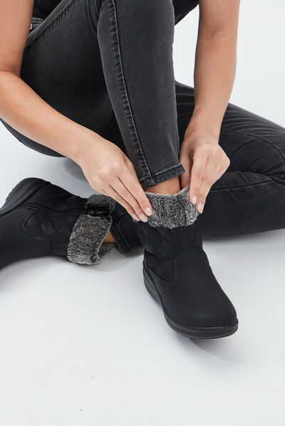Bottines noir femme