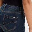 Jean stretch slim 7/8 &egrave;me denim dirty femme