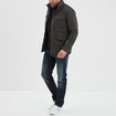 Pull camionneur zippé droit Creeks bleu foncé homme