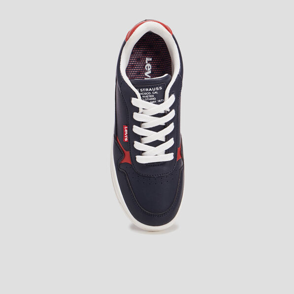 tennis a lacets levis bleu marine garcon Tennis à lacets Levi's bleu marine garçon