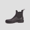 Bottines de pluie chelsea noir femme