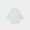 Blouse oversize manches 3/4 coton blanc femme grande taille
