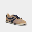 Tennis basses &agrave; lacets sable homme