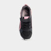 Baskets running à scratchs Puma noir fille