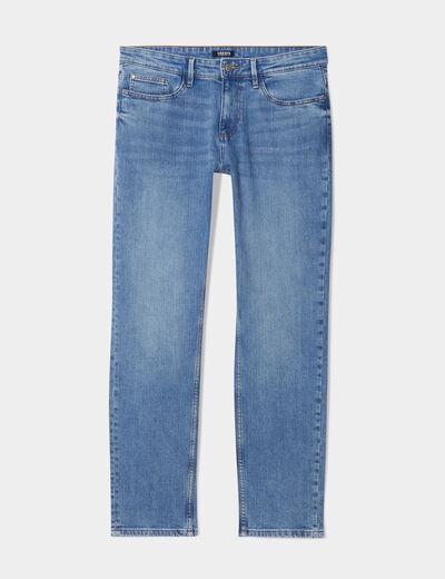 Jeans regular 5 poches denim double stone homme