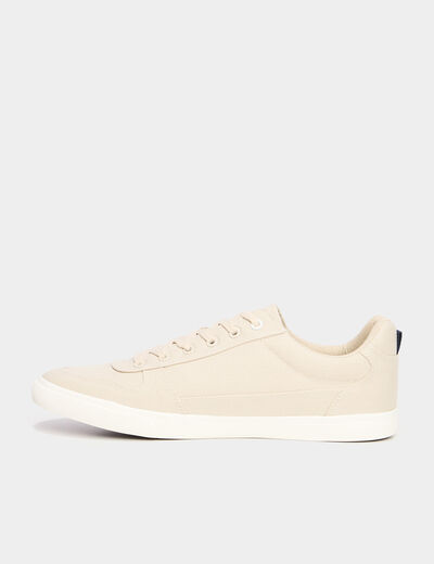 Tennis basses &agrave; lacets sable homme