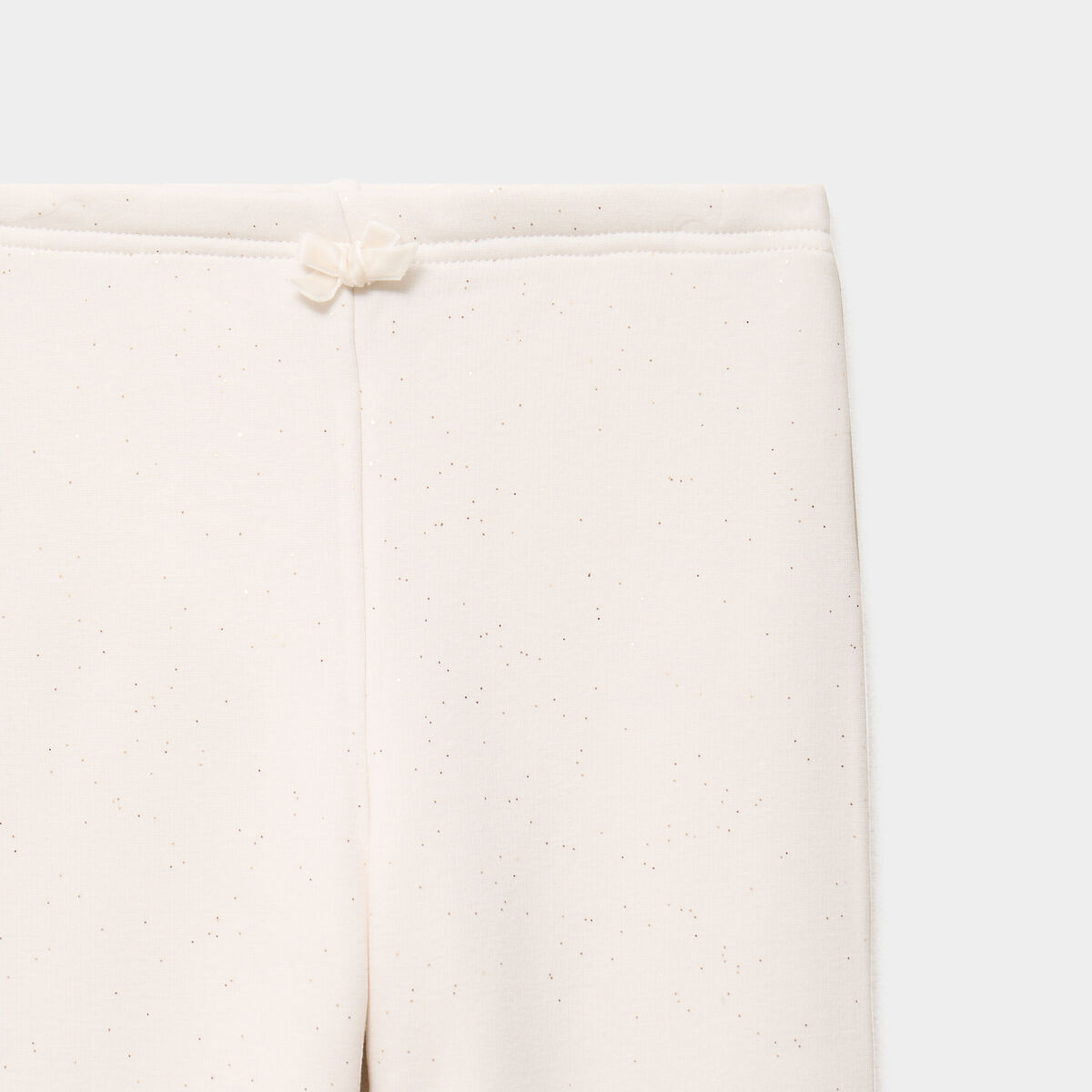 Legging doubl&eacute; chaud beige fille