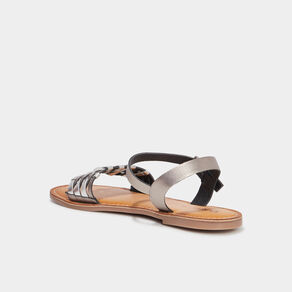 sandales en cuir kickers kickdash gris femme Sandales en cuir Kickers Kickdash gris femme