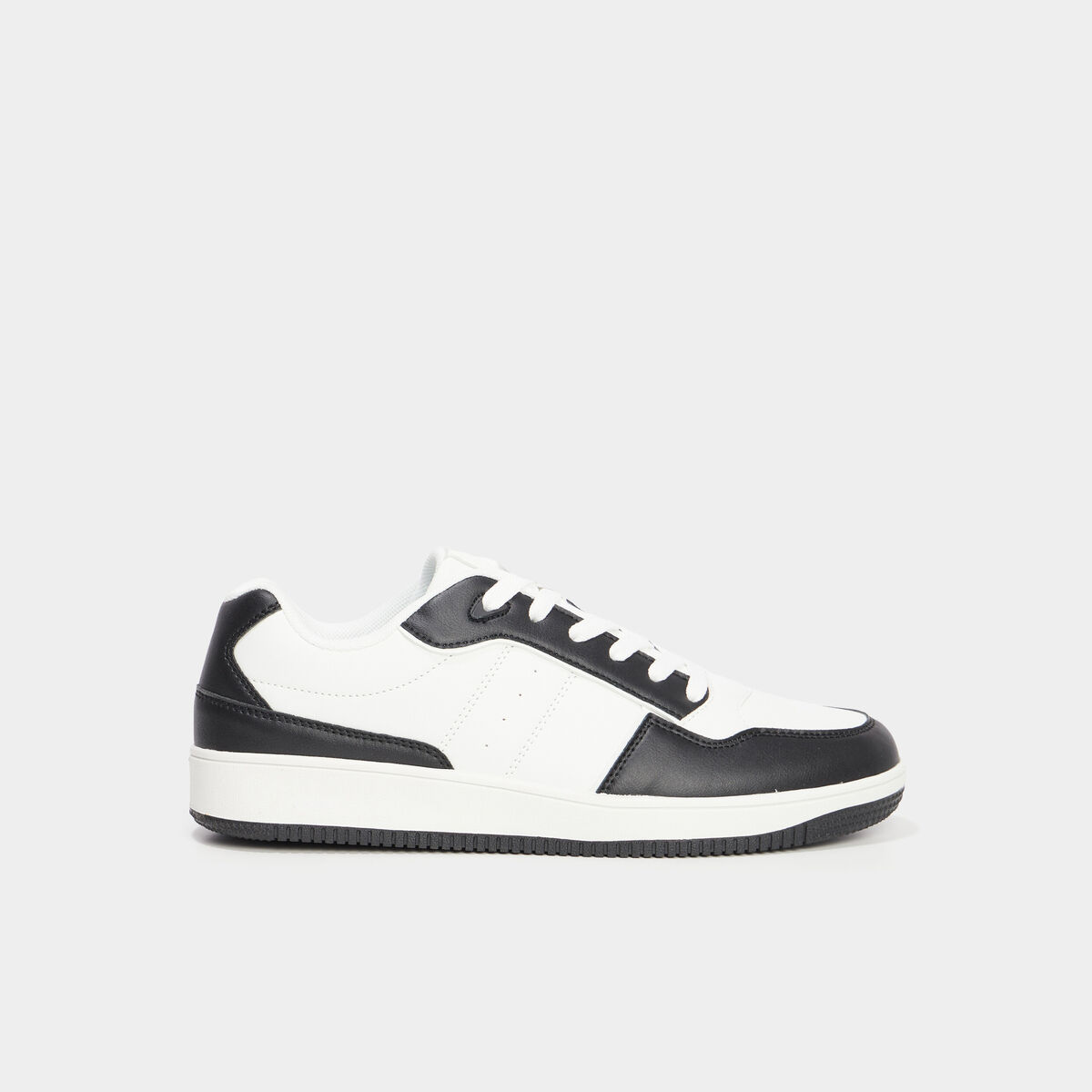 Tennis basses &agrave; lacets blanc homme