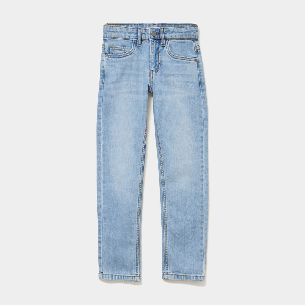 Jeans slim 5 poches denim double stone gar&ccedil;on