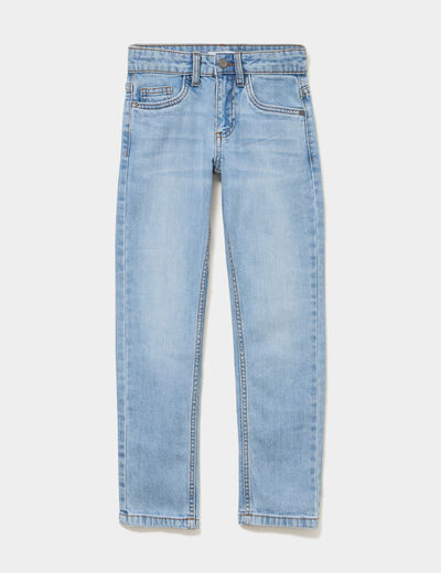 Jeans slim 5 poches denim double stone gar&ccedil;on