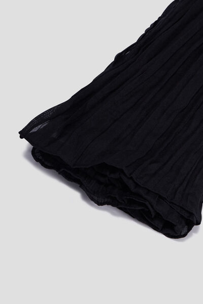 Foulard noir femme