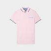Polo piqu&eacute; manches courtes coton rose homme
