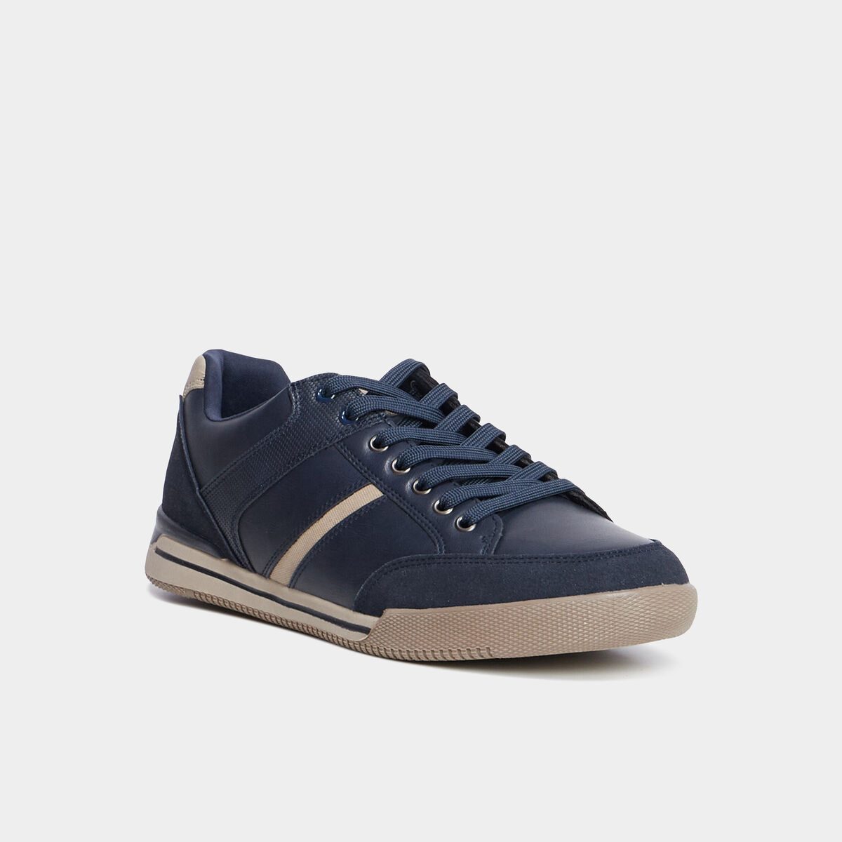 Sneakers semelles plates bleu homme