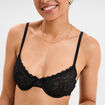 Soutien-gorge emboîtant dentelle noir femme