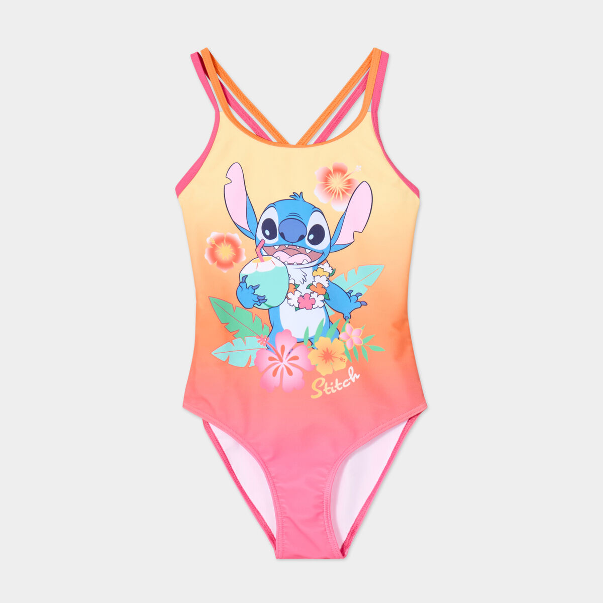 Maillot de bain une pièce Stitch multicolore fille