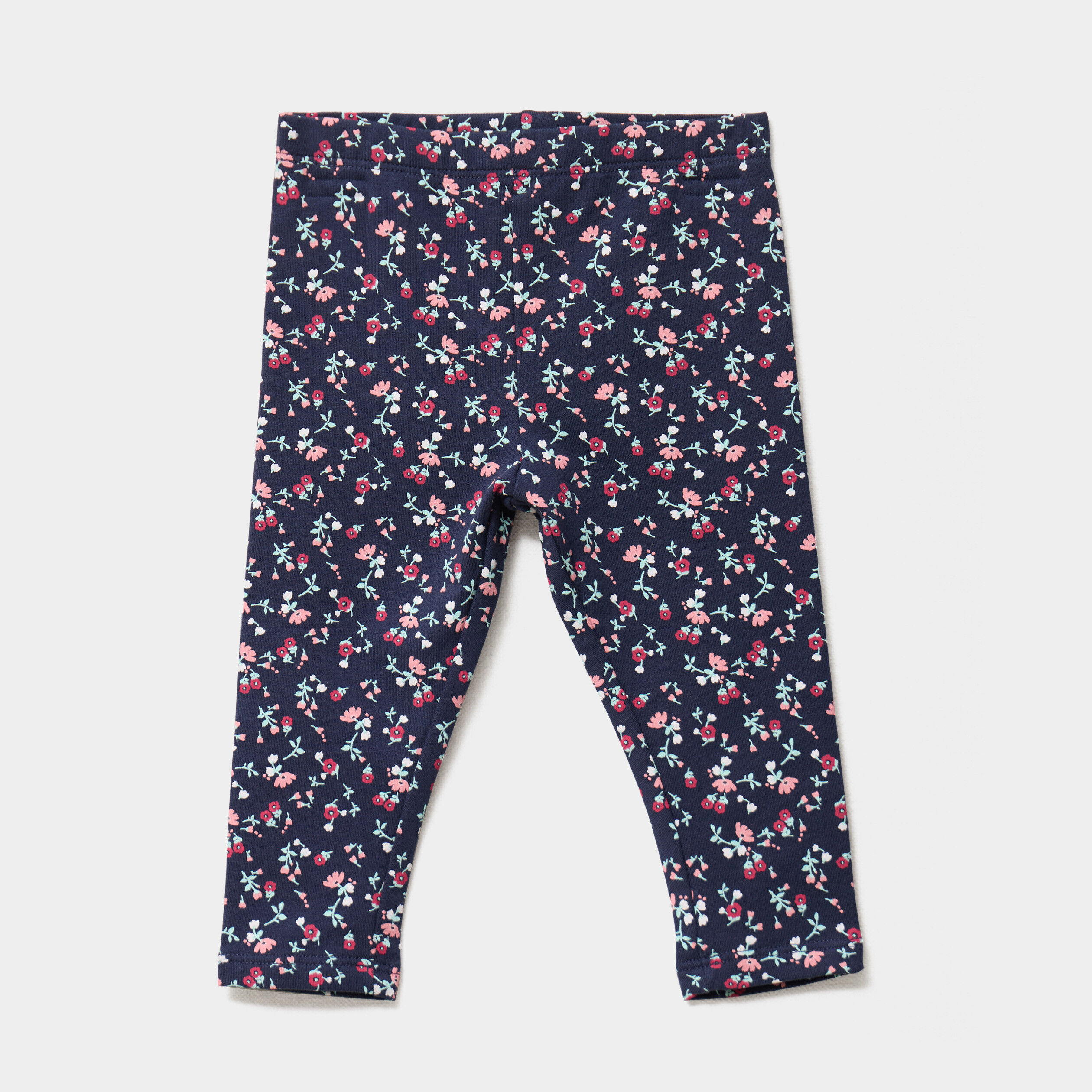 Legging doublé taille élastiquée bleu marine bébé fille LH
