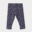 Legging doublé taille élastiquée bleu marine bébé fille