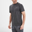 T-shirt technique outdoor l&eacute;ger Trappeur gris fonc&eacute; homme