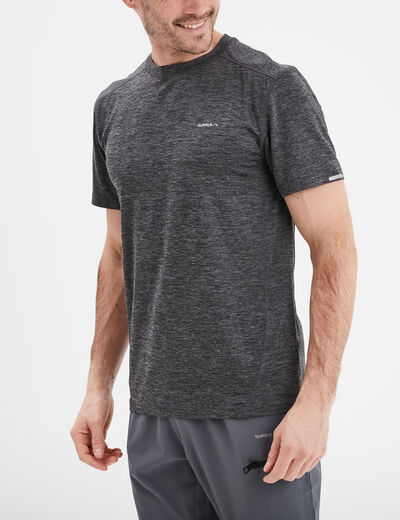 T-shirt technique outdoor léger Trappeur gris foncé homme
