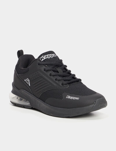 Baskets running à lacets Kappa noir garçon