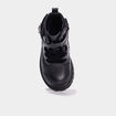 Boots crant&eacute;es avec boucles coeur noir b&eacute;b&eacute; fille