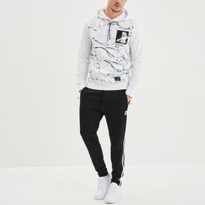 Sweat à capuche hoodie Liberto blanc homme