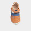 Bottillons salomé en cuir Kickers Wafel camel bébé garçon