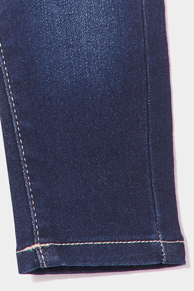 Jeans slim 4 poches taille ajustable denim brut bébé garçon