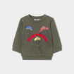 Sweat manches longues Pat Patrouille vert kaki bébé garçon