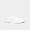 Tennis basses avec lacets blanc homme