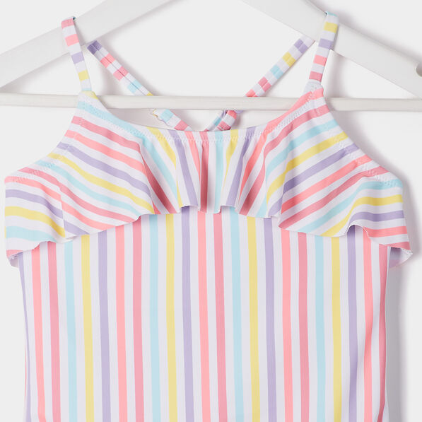Maillot de bain une pièce parme fille