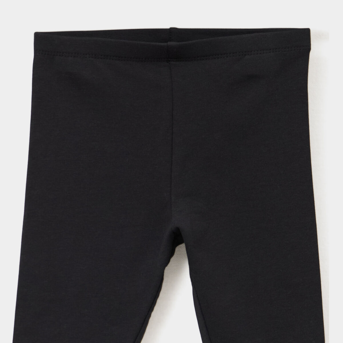 Legging doublé coton noir bébé fille