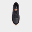 Tennis basses à lacets noir homme