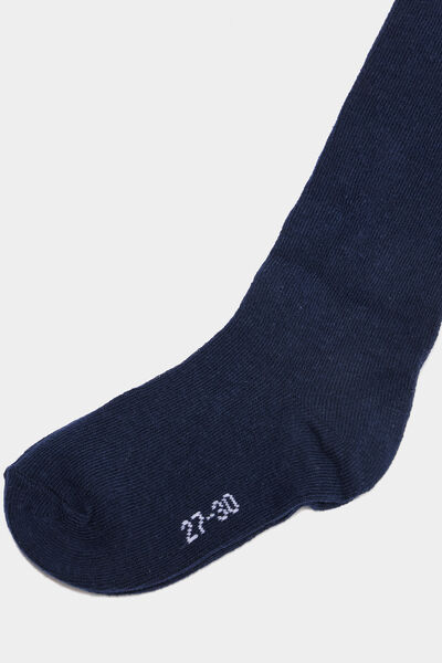 Collants bleu marine fille